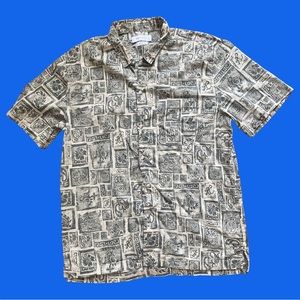 Funky Urban Outfitters short sleeved button down